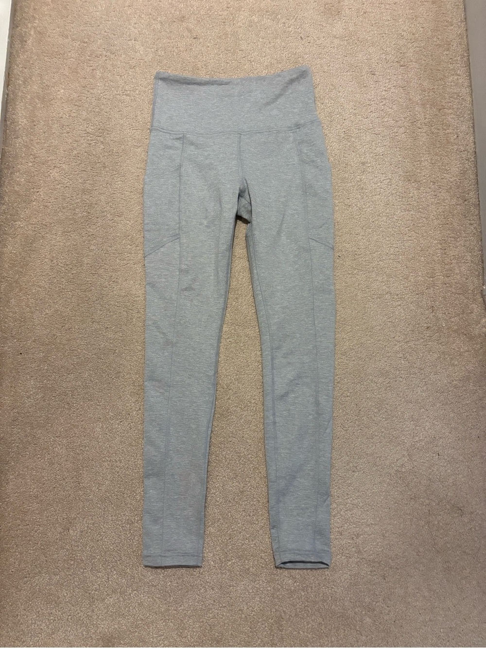Women’s High-Waist Gray Active Leggings